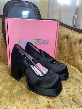 BNIB Sugar Thrillz Ballet Platform Heels